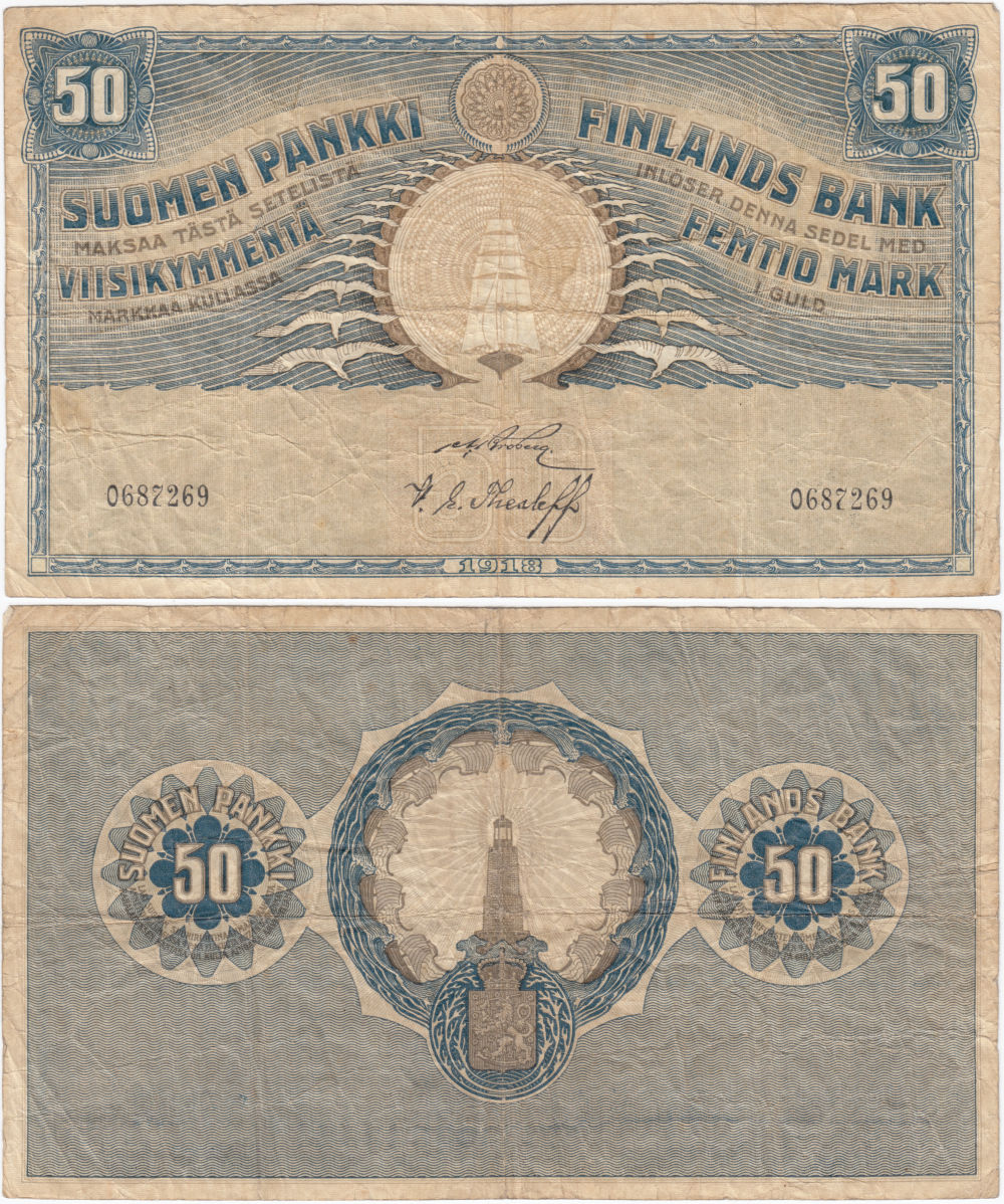 50 Markkaa 1918 0687269